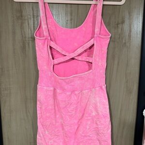 Pink Strappy Dress